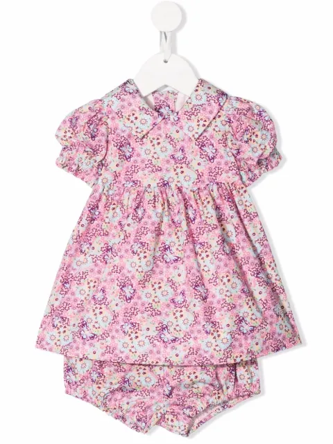Chiara Ferragni Kids فستان قطن بطبعة زهور
