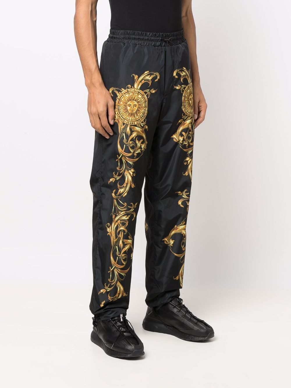 фото Versace jeans couture спортивные брюки с узором baroque