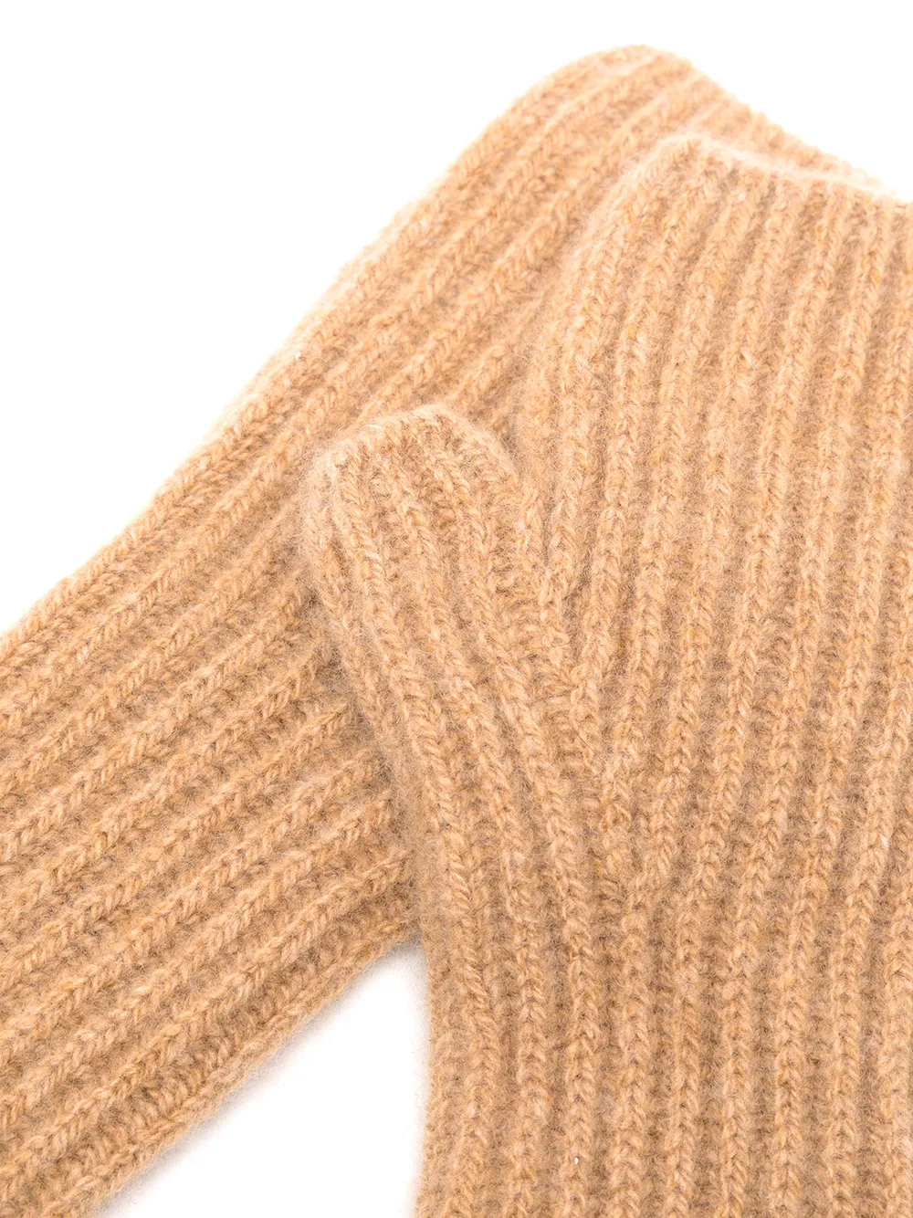 фото Pringle of scotland ribbed-knit cashmere gloves