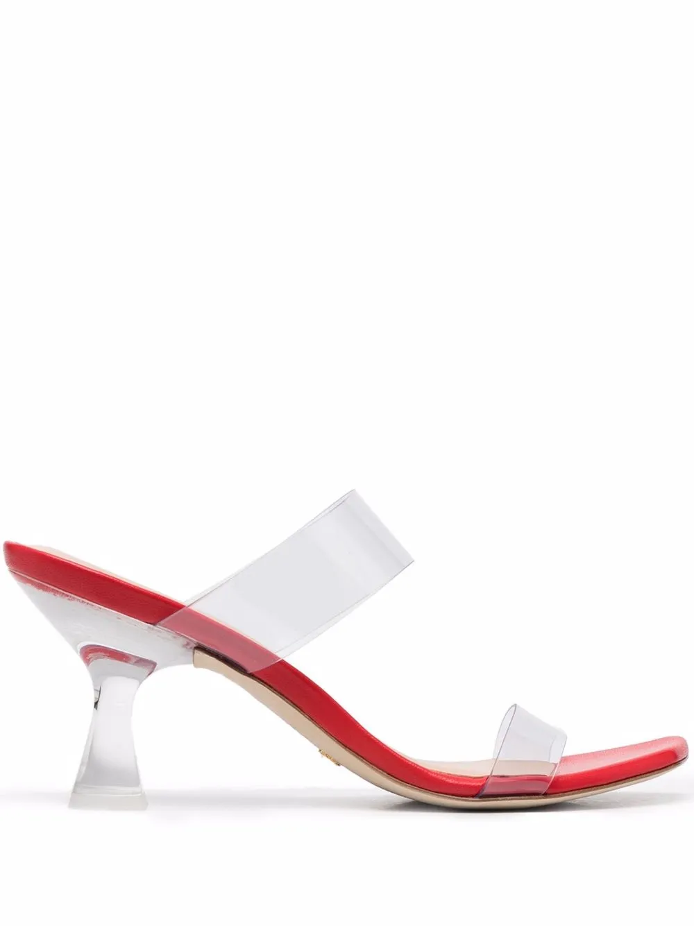 

Stuart Weitzman mules con tiras - Rojo