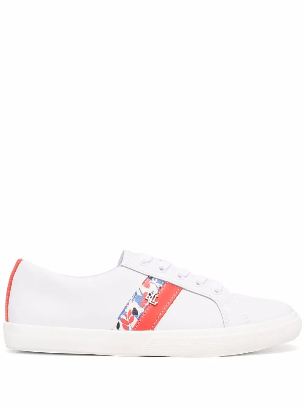 

Lauren Ralph Lauren tenis bajos con agujetas - Blanco