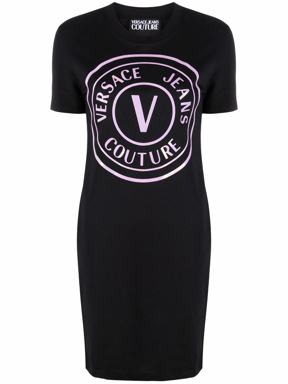 фото Versace jeans couture платье-футболка с логотипом