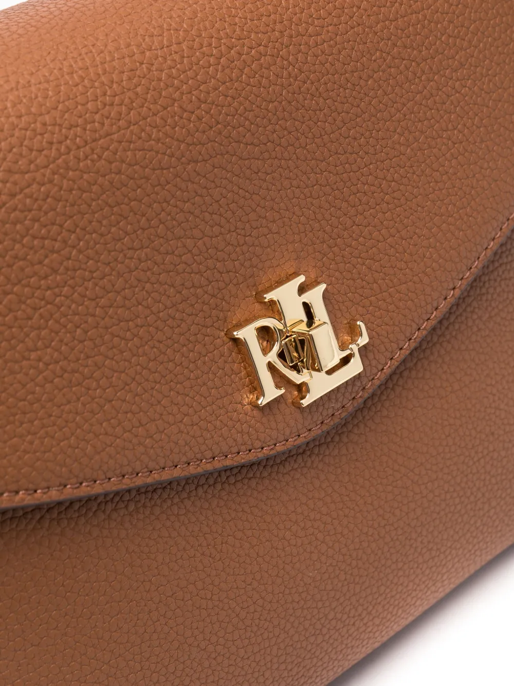 Lauren Ralph Lauren Boekentas met logoplakkaat Bruin