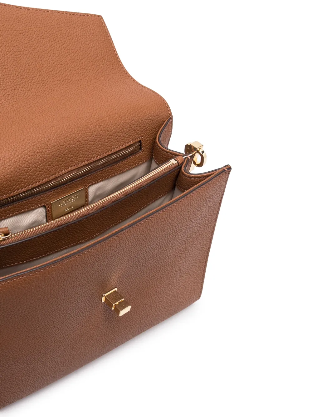 Lauren Ralph Lauren Boekentas met logoplakkaat Bruin