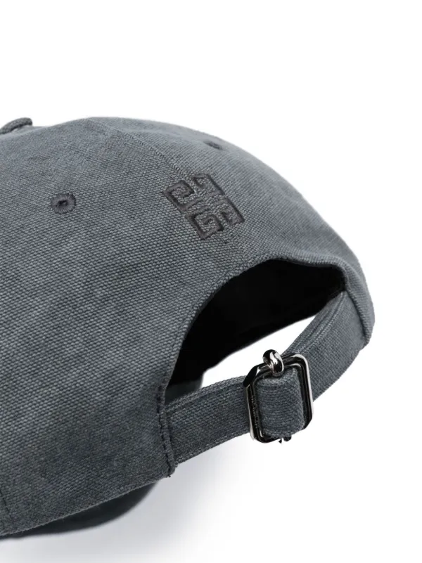 Givenchy logo-embroidered Curved Cap | Grey | FARFETCH