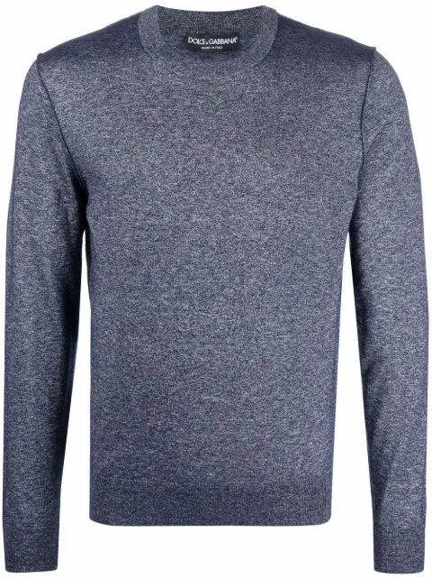 Dolce & Gabbana silk-cashmere blend knitted jumper