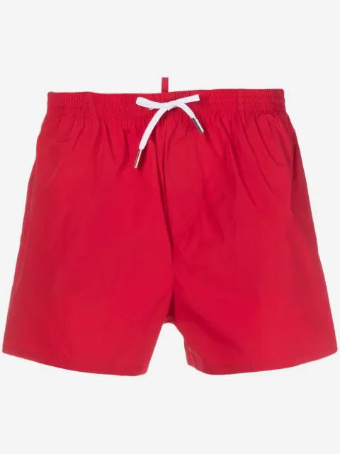 DSQUARED2 Icon-print drawstring swim shorts