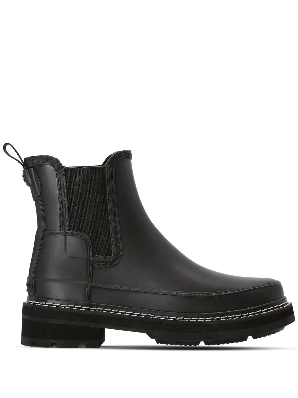 HUNTER REFINED STITCH-DETAIL CHELSEA BOOT