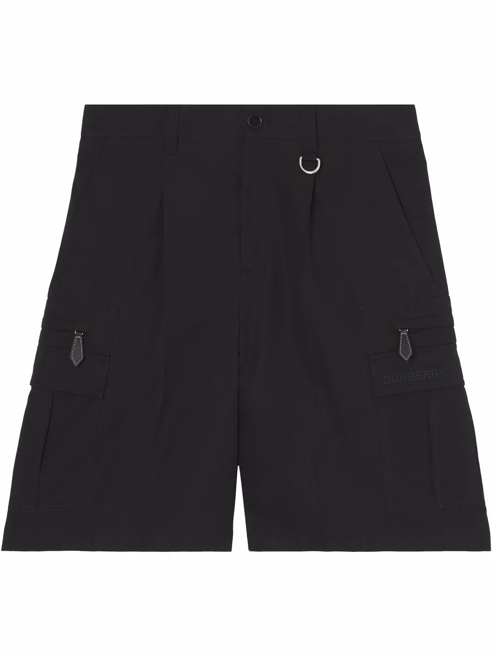 

Burberry bermudas con bolsillo de parche - Negro