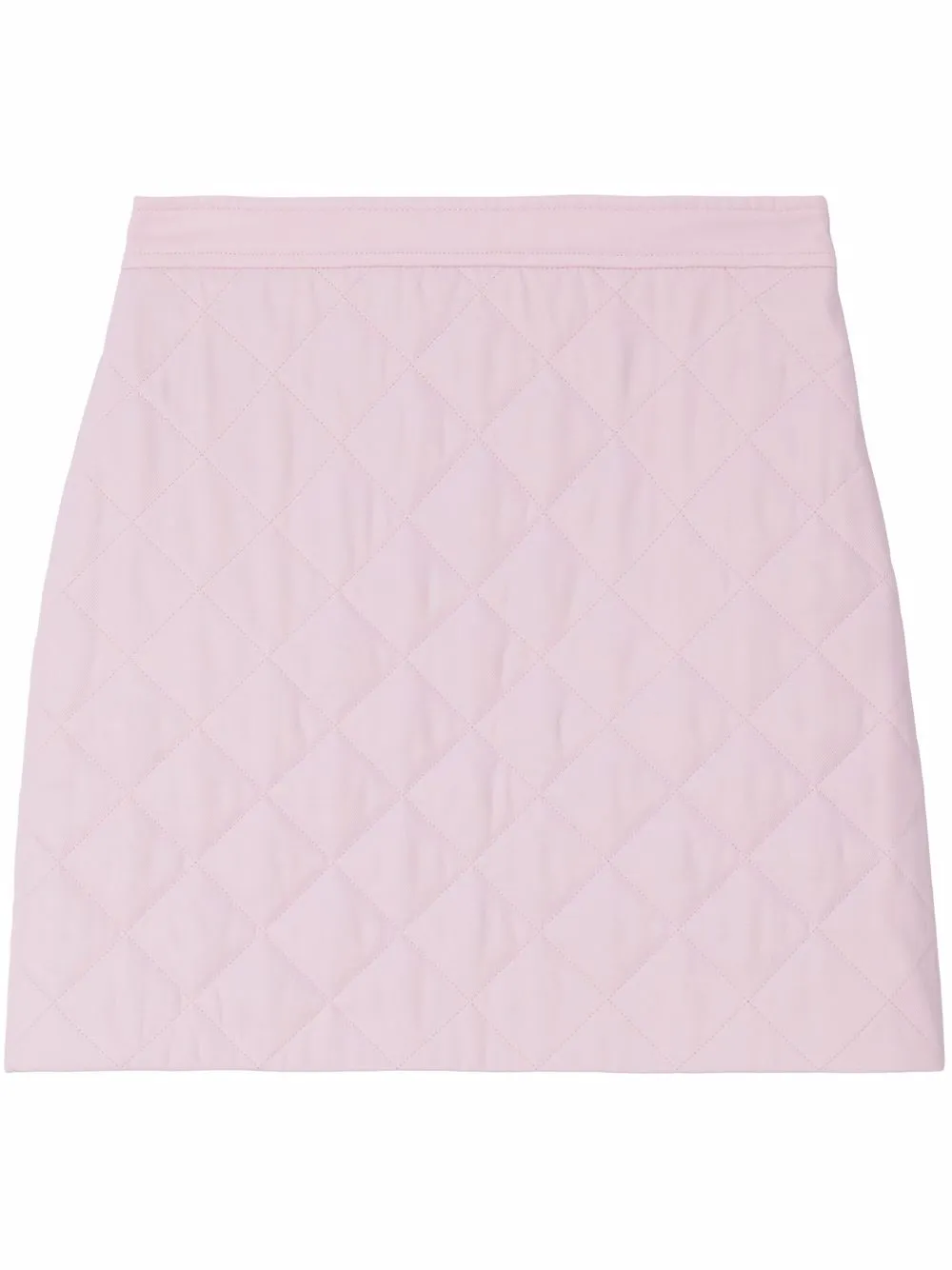 Burberry High-waisted Quilted Skirt In Pink | ModeSens