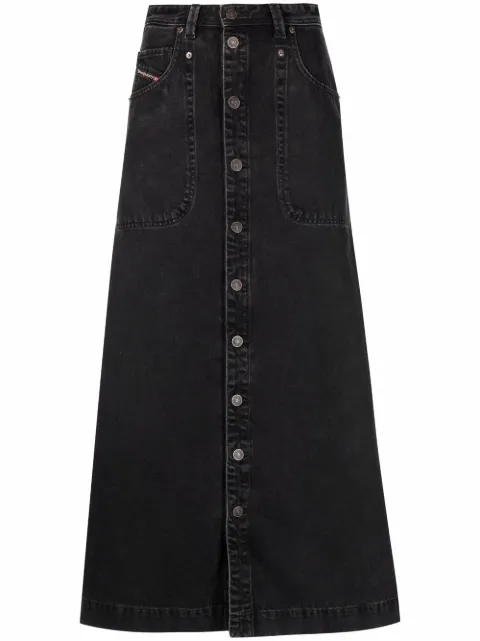 Diesel jupe évasée De-Albus-L en jean
