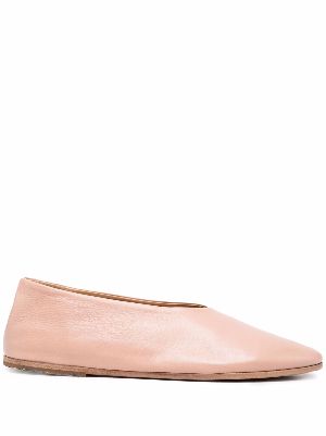 High vamp 2025 ballet flats