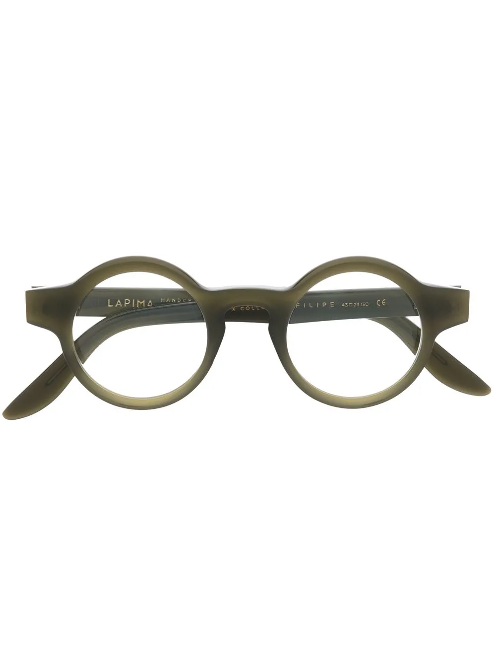 

Lapima lentes con armazón redonda - Verde