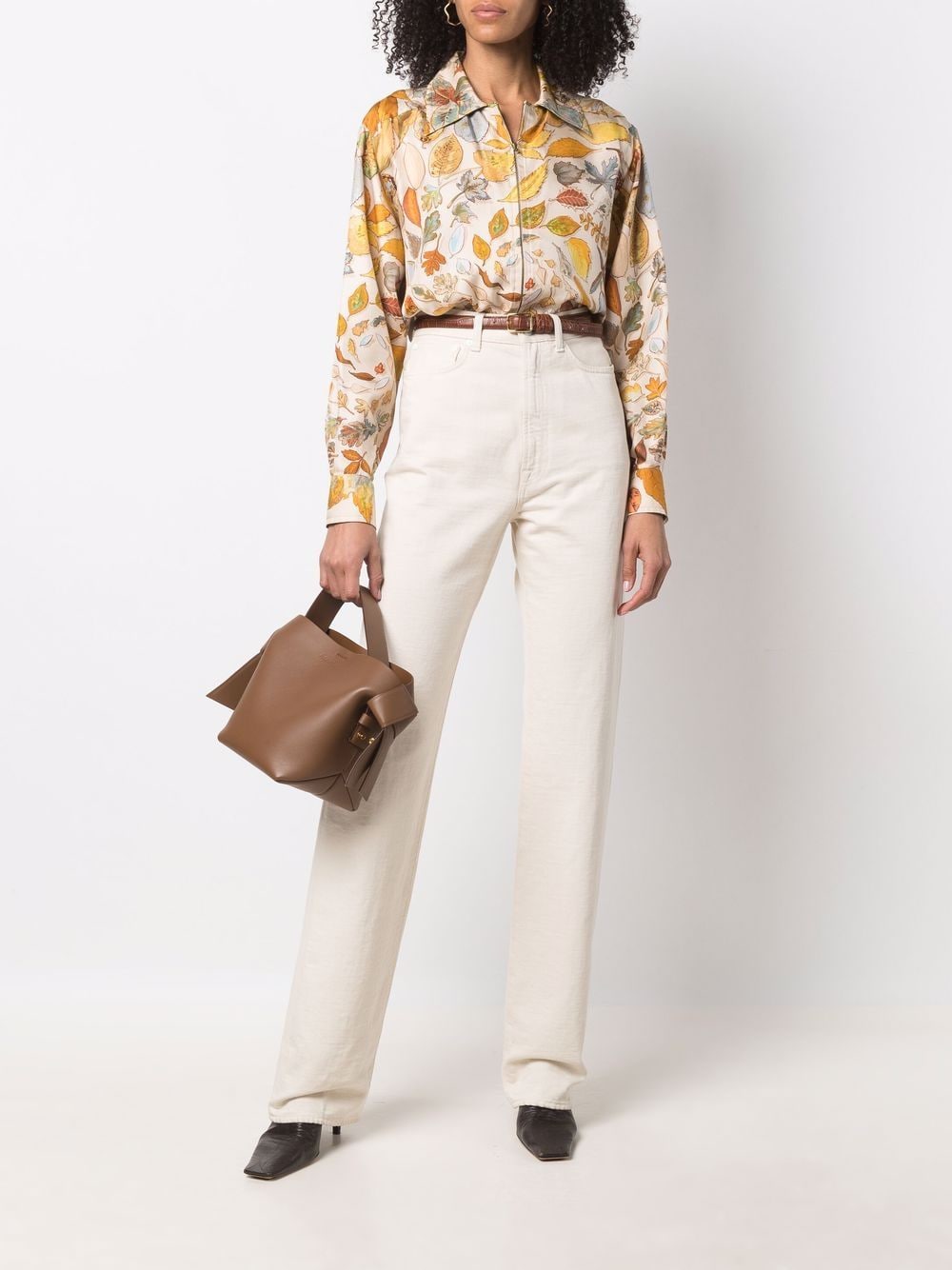 Hermès 1990s pre-owned zijden blouse - Beige