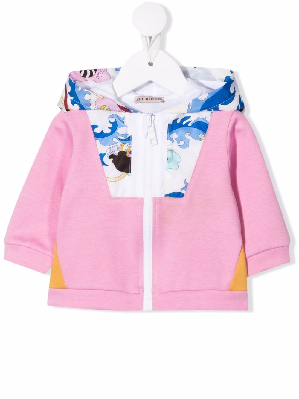 

PUCCI Junior hoodie con motivo abstracto - Rosado