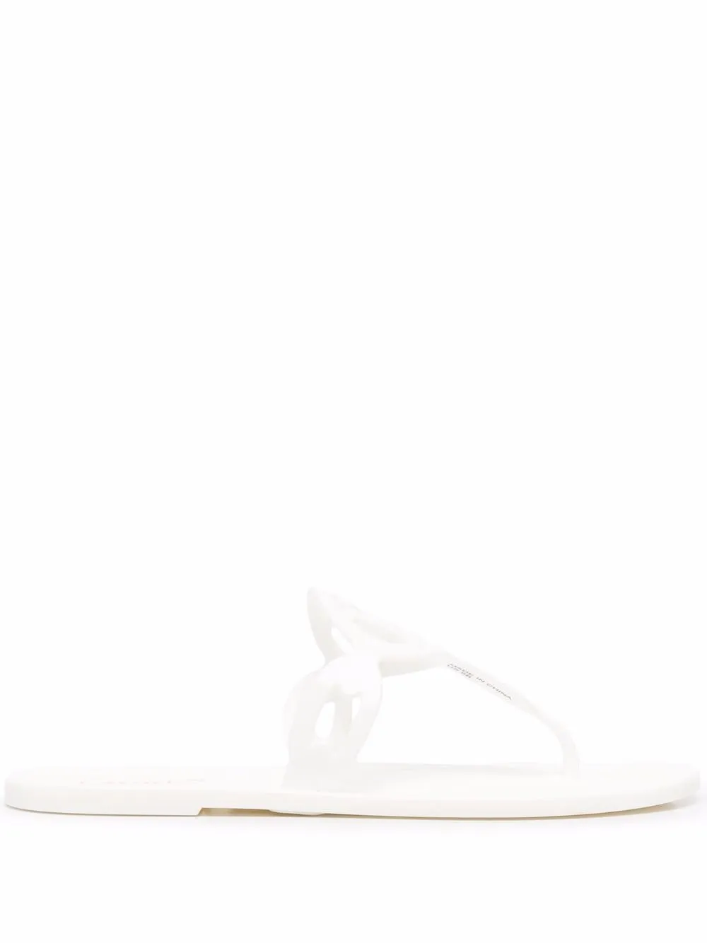 

Lauren Ralph Lauren cut-out logo sandals - White