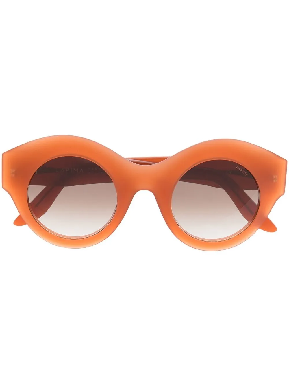 

Lapima lentes de sol con armazón redonda - Naranja