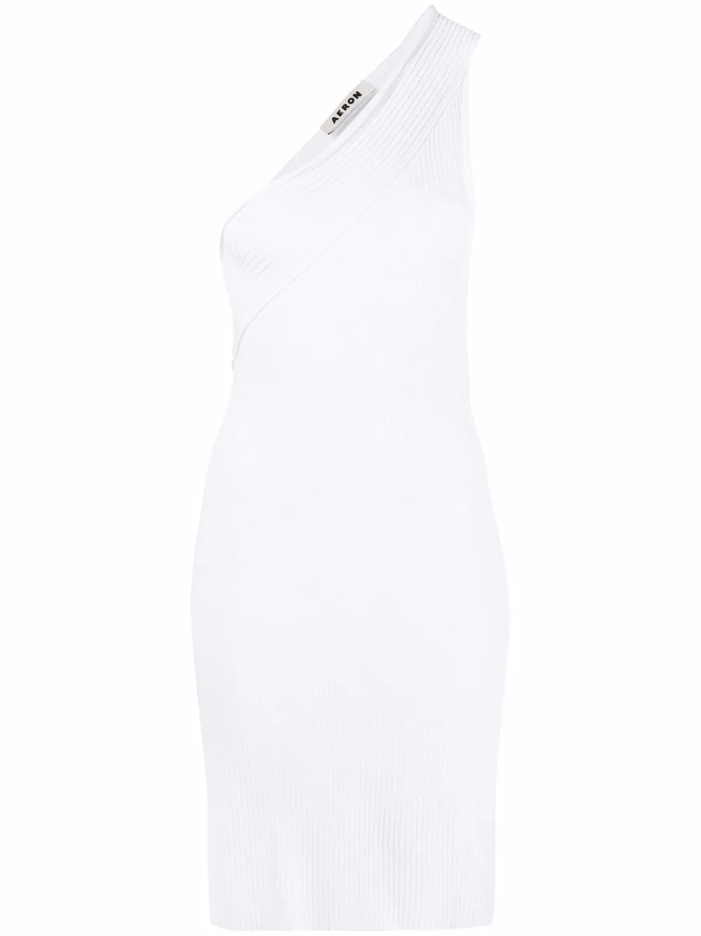 

AERON one-shoulder knit dress - White