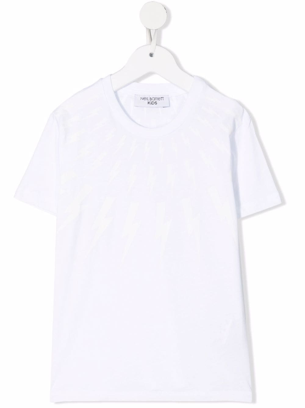 Image 1 of Neil Barrett Kids logo-print cotton T-shirt