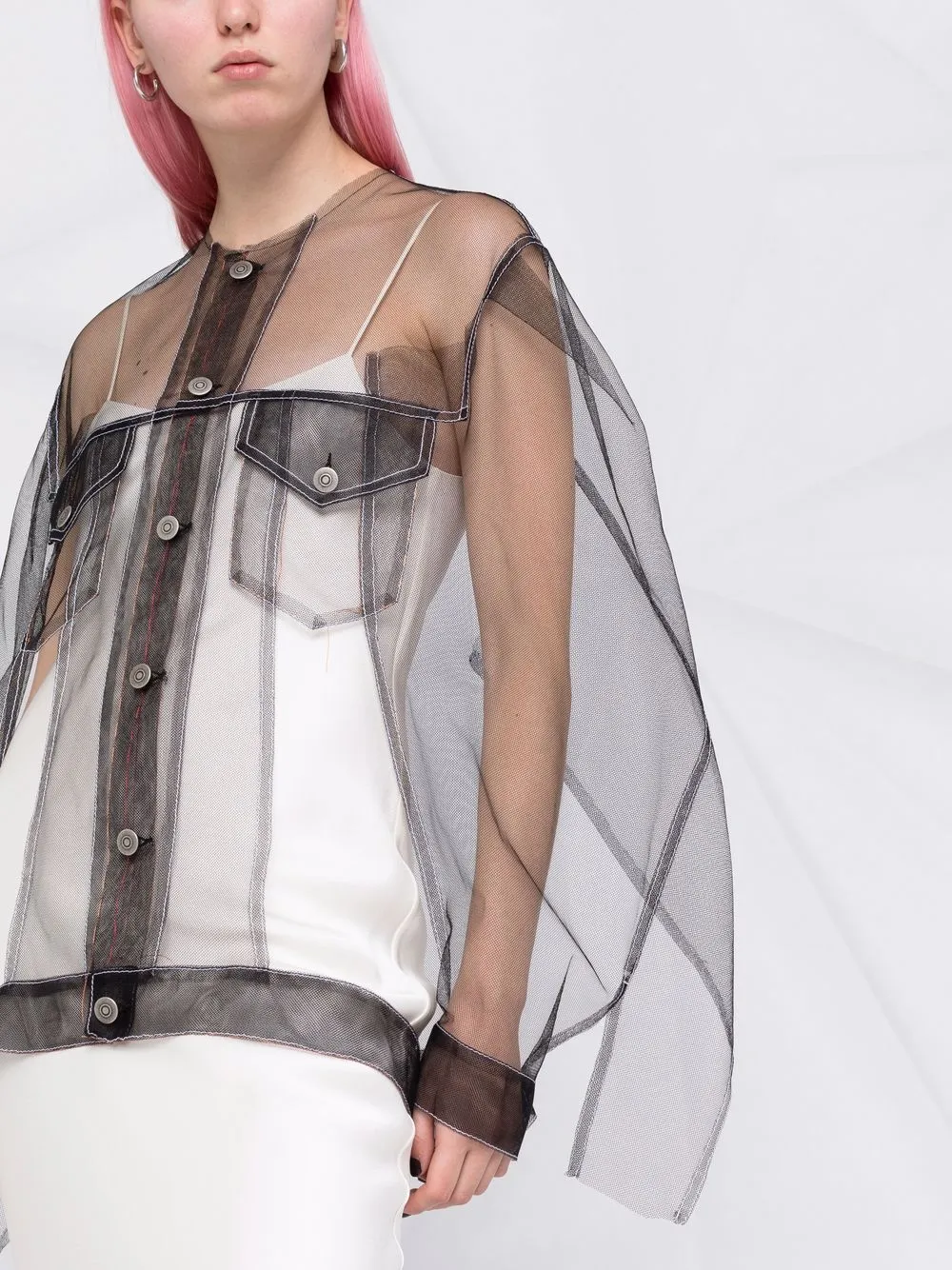 Maison Margiela Sheer Tulle Dress - Farfetch