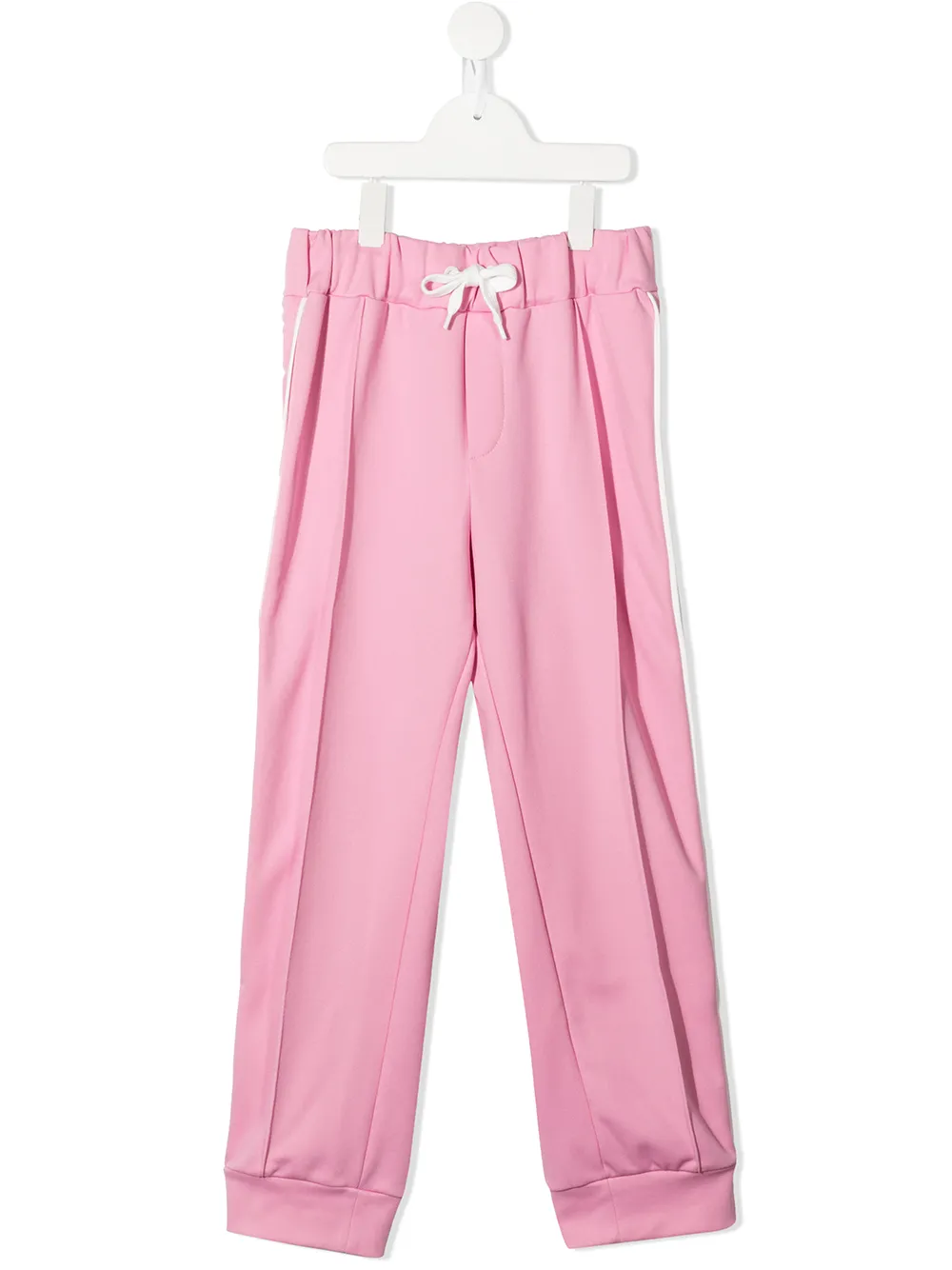 Fendi Kids Joggingbroek met afwerking Roze