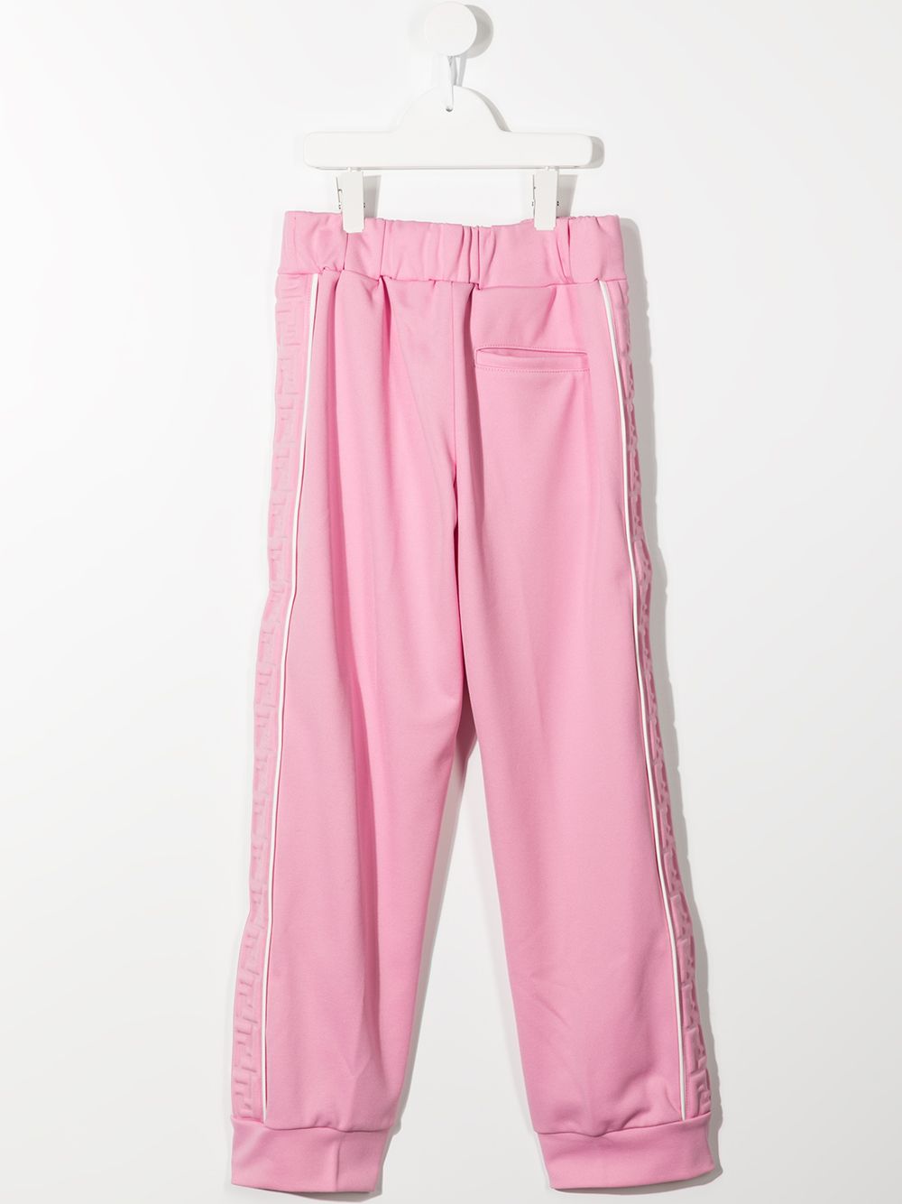 Fendi Kids Joggingbroek met afwerking - Roze