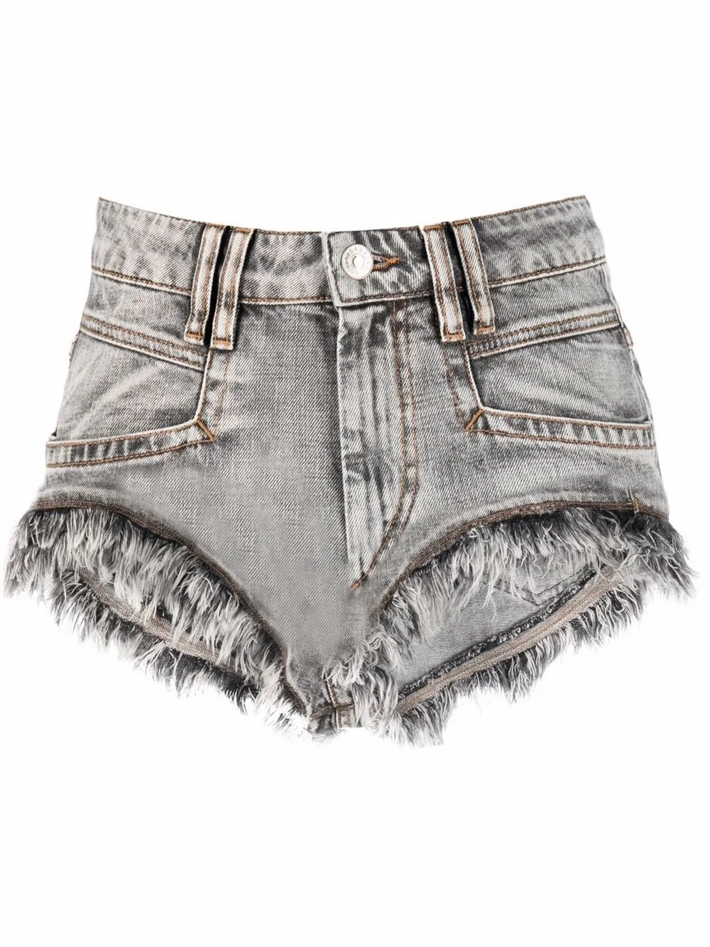 fringed denim shorts | Isabel Marant 