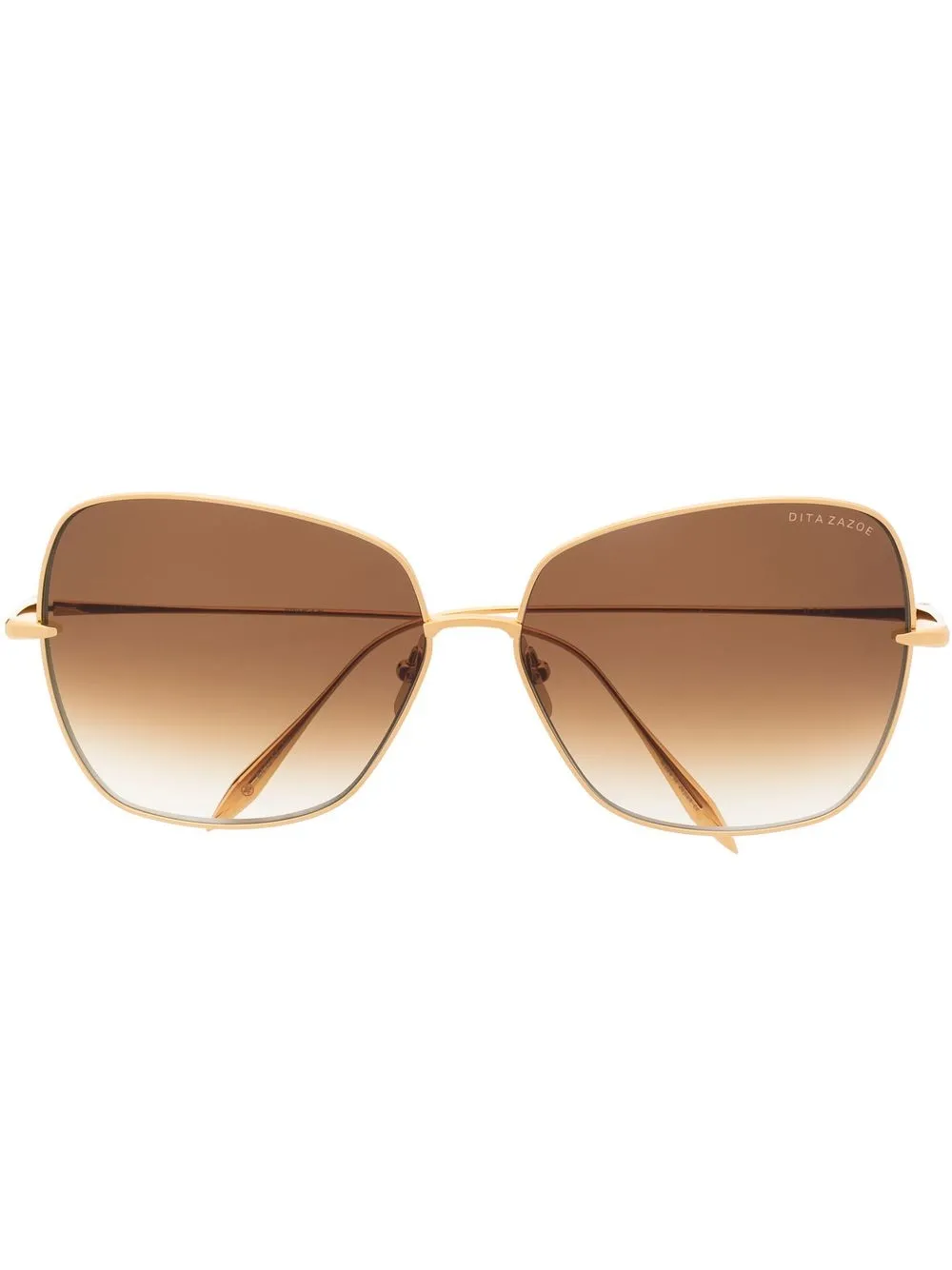 

Dita Eyewear lentes de sol con armazón geométrica - Dorado