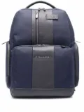 PIQUADRO panelled two-tone backpack - Blue