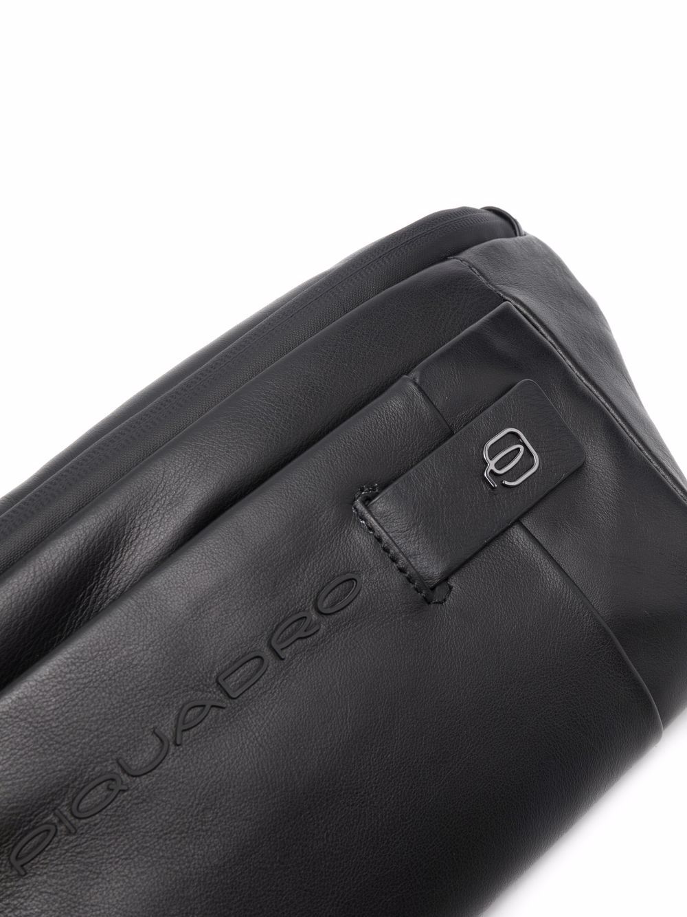 Shop Piquadro Embossed-logo Belt Bag In Black