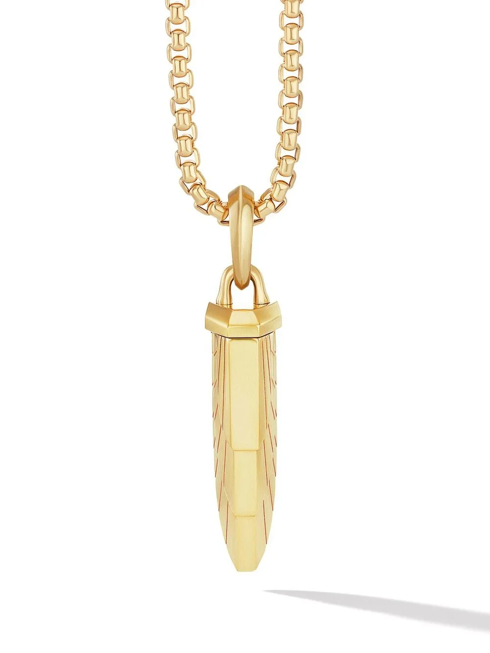 

David Yurman 18kt yellow gold Empire Amulet enhancer pendant