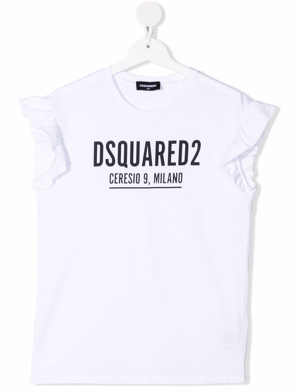 фото Dsquared2 kids футболка с логотипом