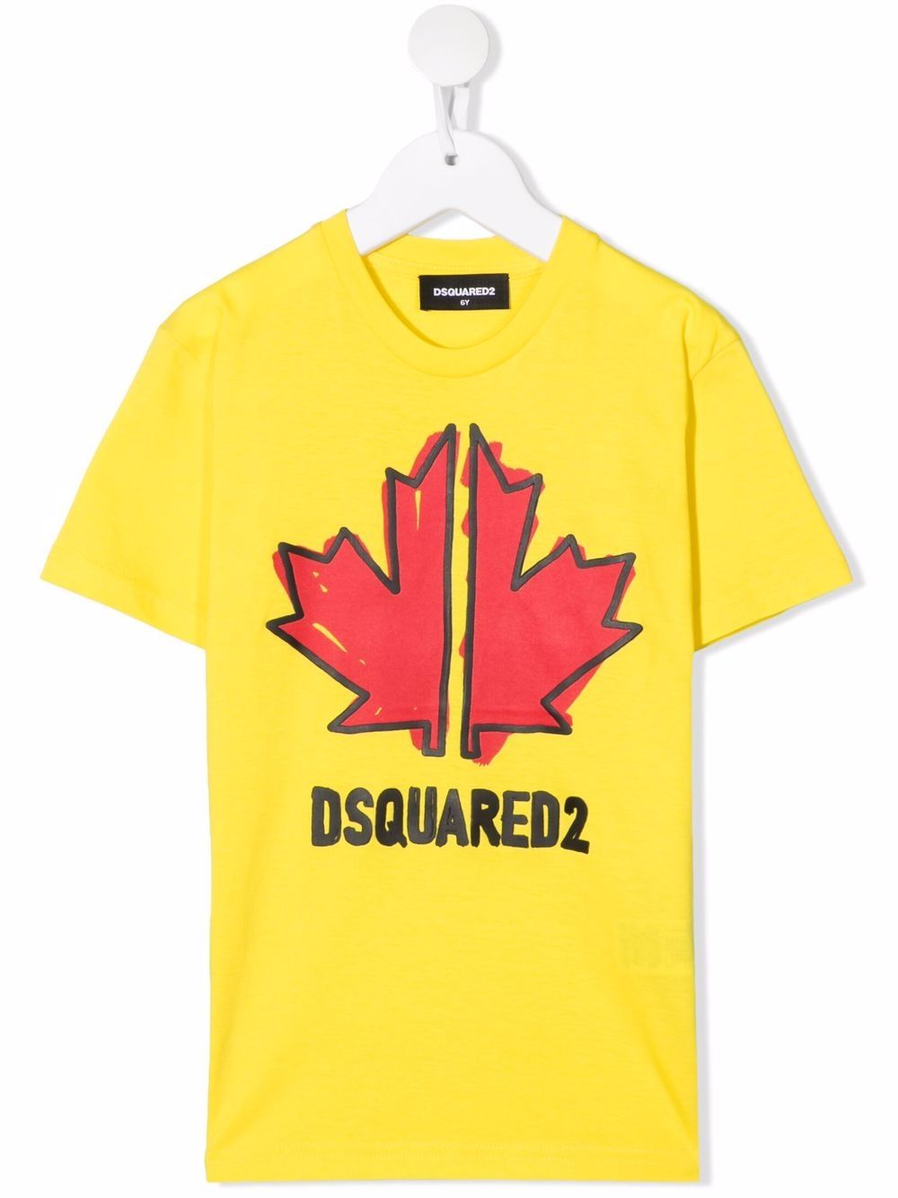 

Dsquared2 Kids playera con logo estampado - Amarillo