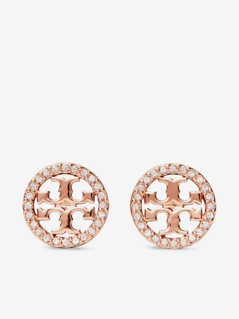Tory Burch Icon pavé stud earrings