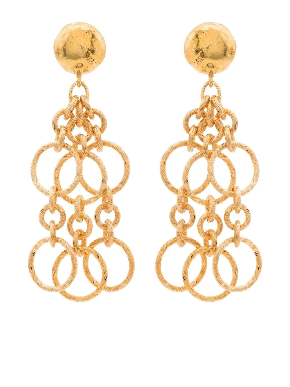 

Sylvia Toledano Saturn drop earrings - Gold