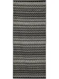 Missoni Home Keith zigzag woven bath mat - Black