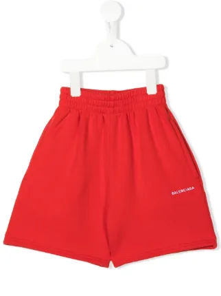 Balenciaga Kids バレンシアガ・キッズ ロゴ トラックショーツ - FARFETCH Balenciaga Kids バレンシアガ・キッズ ロゴ トラックショーツ - FARFETCH