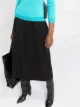 Balenciaga technical twill loose skirt