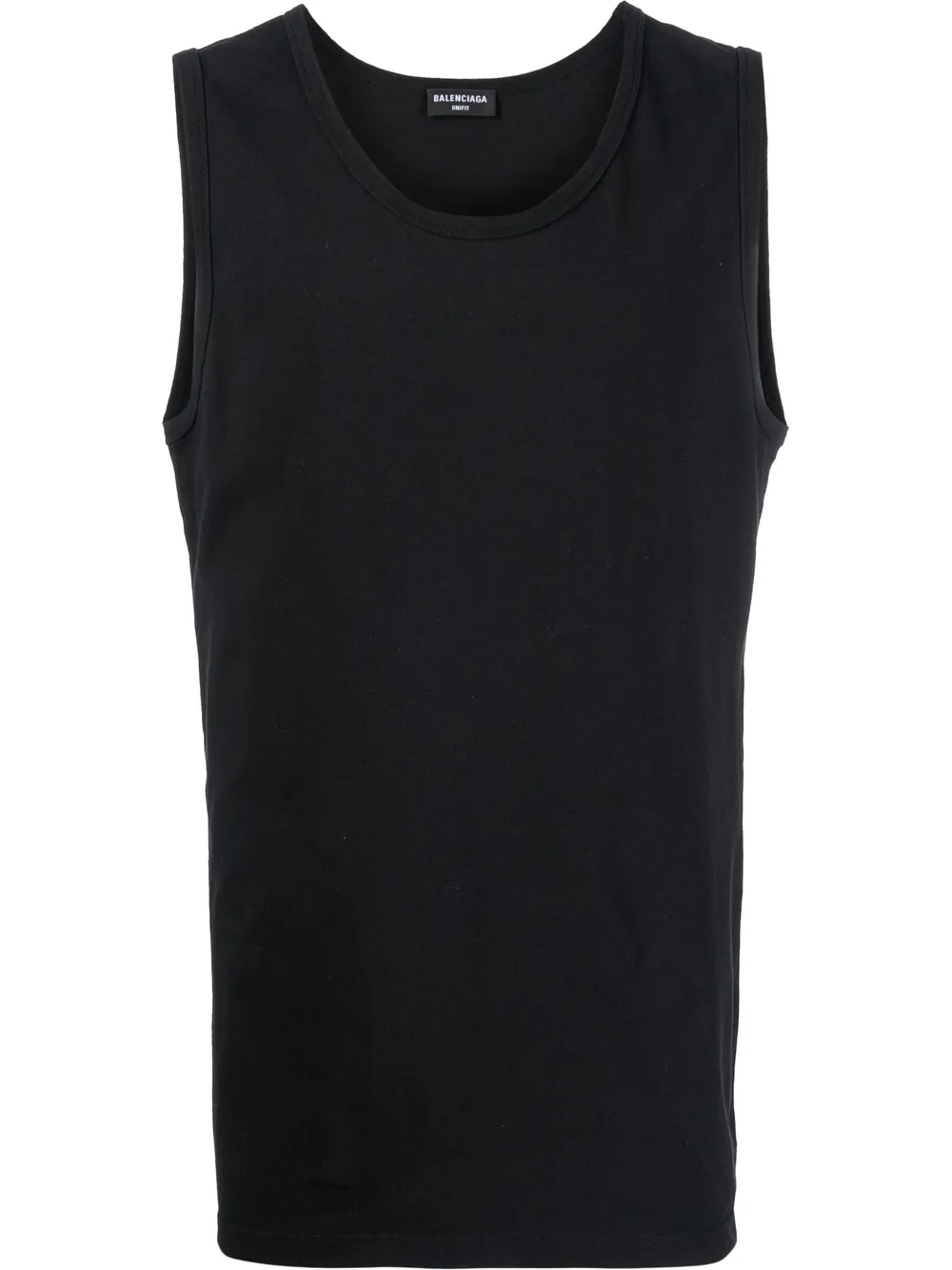 loose-fit logo-patch tank top