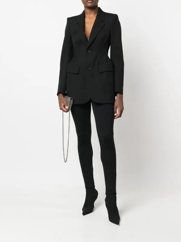 Balenciaga Hourglass single-breasted Blazer - Farfetch