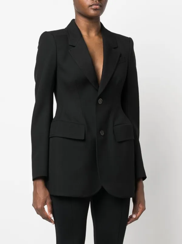 Balenciaga Hourglass single-breasted Blazer - Farfetch