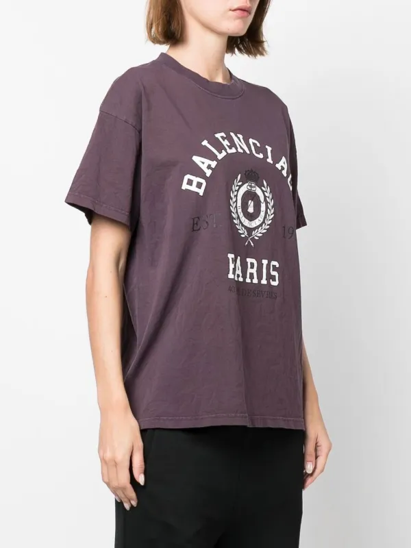 Balenciaga オーバーサイズ ロゴ Tシャツ - Farfetch