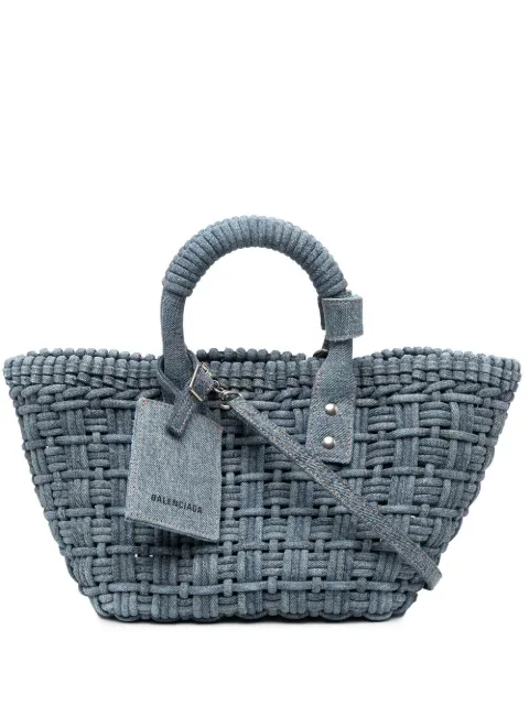 Balenciaga Bistro denim bascket bag