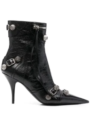 Isabel Marant Donatee Low Heels Ankle Boots In Black Leather