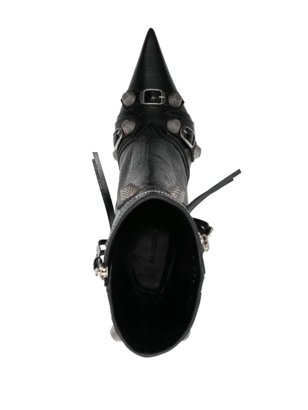 Balenciaga 90mm Cagole Boots | Black | FARFETCH