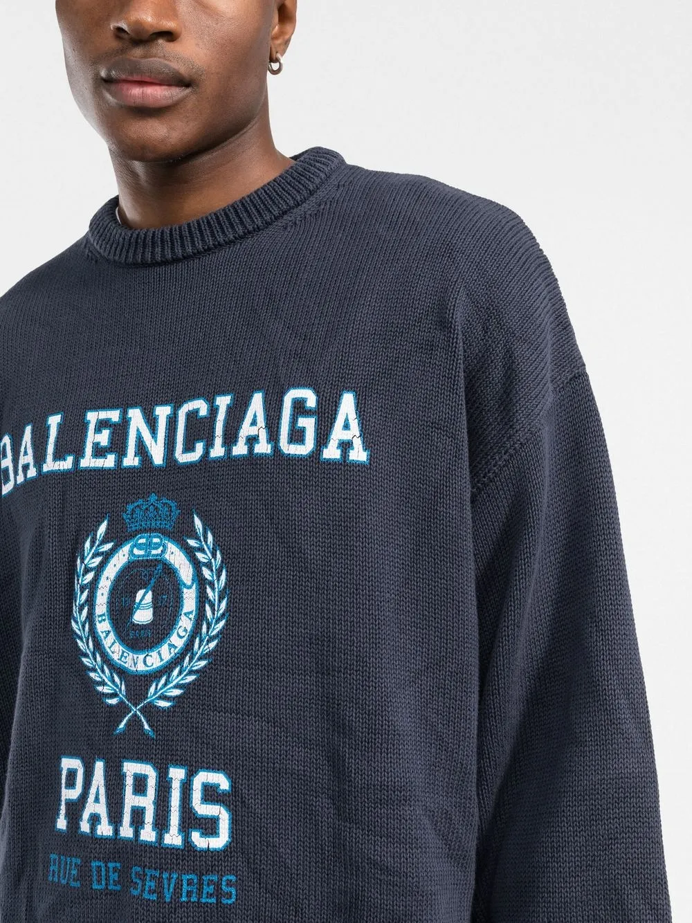 balenciaga crew neck jumper
