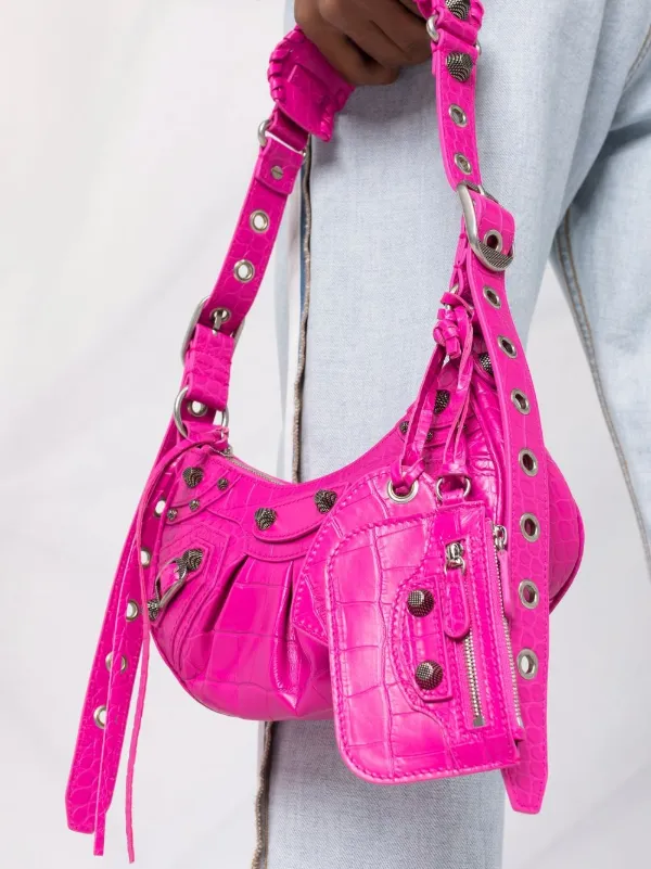 women's le cagole xs shoulder bag in pink