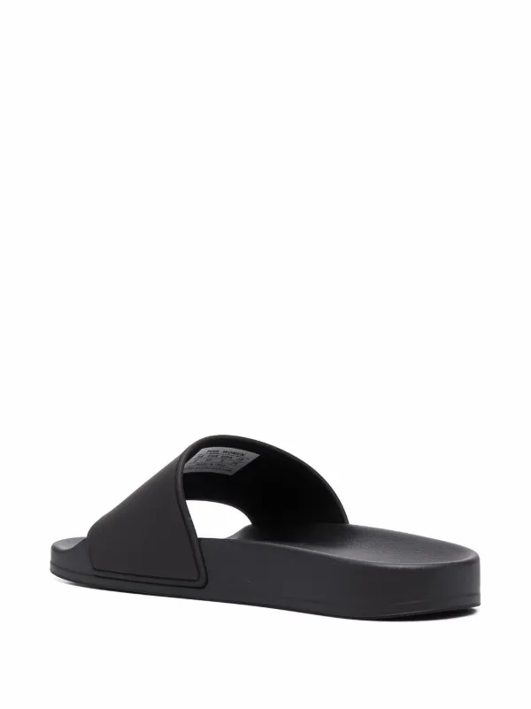 Balenciaga logo-print Slides | Black | FARFETCH Balenciaga logo-print Slides | Black | FARFETCH