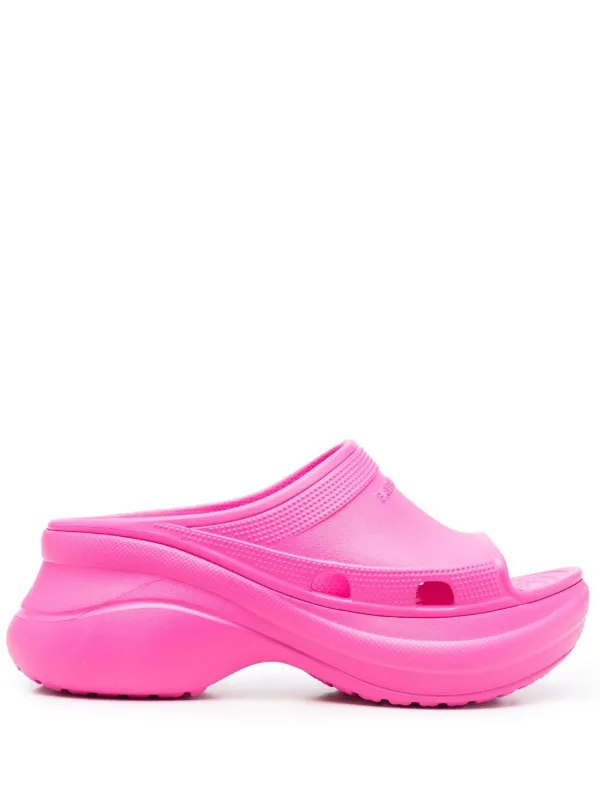 Balenciaga x Crocs™ Platform Slide Sandals - Farfetch