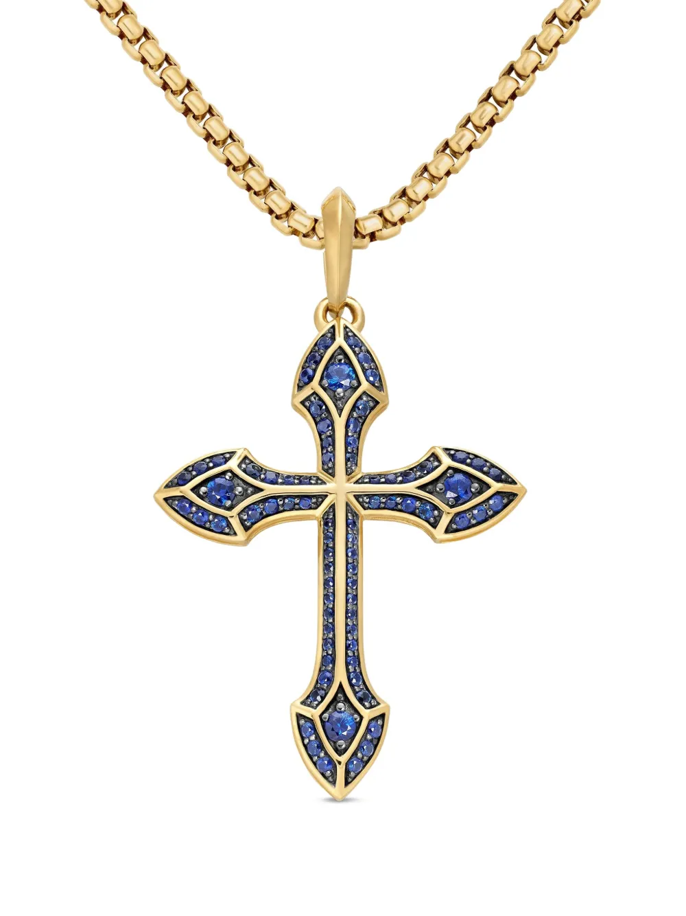 David Yurman pendentif Gothic Cross en or 18ct (36,5 mm) | or | Image 1